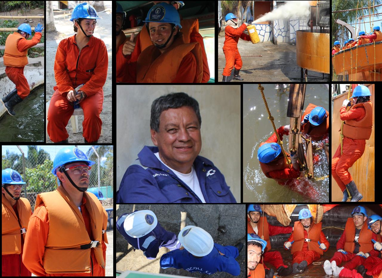 Prácticas de seguridad, supervivencia y lucha contra incendios